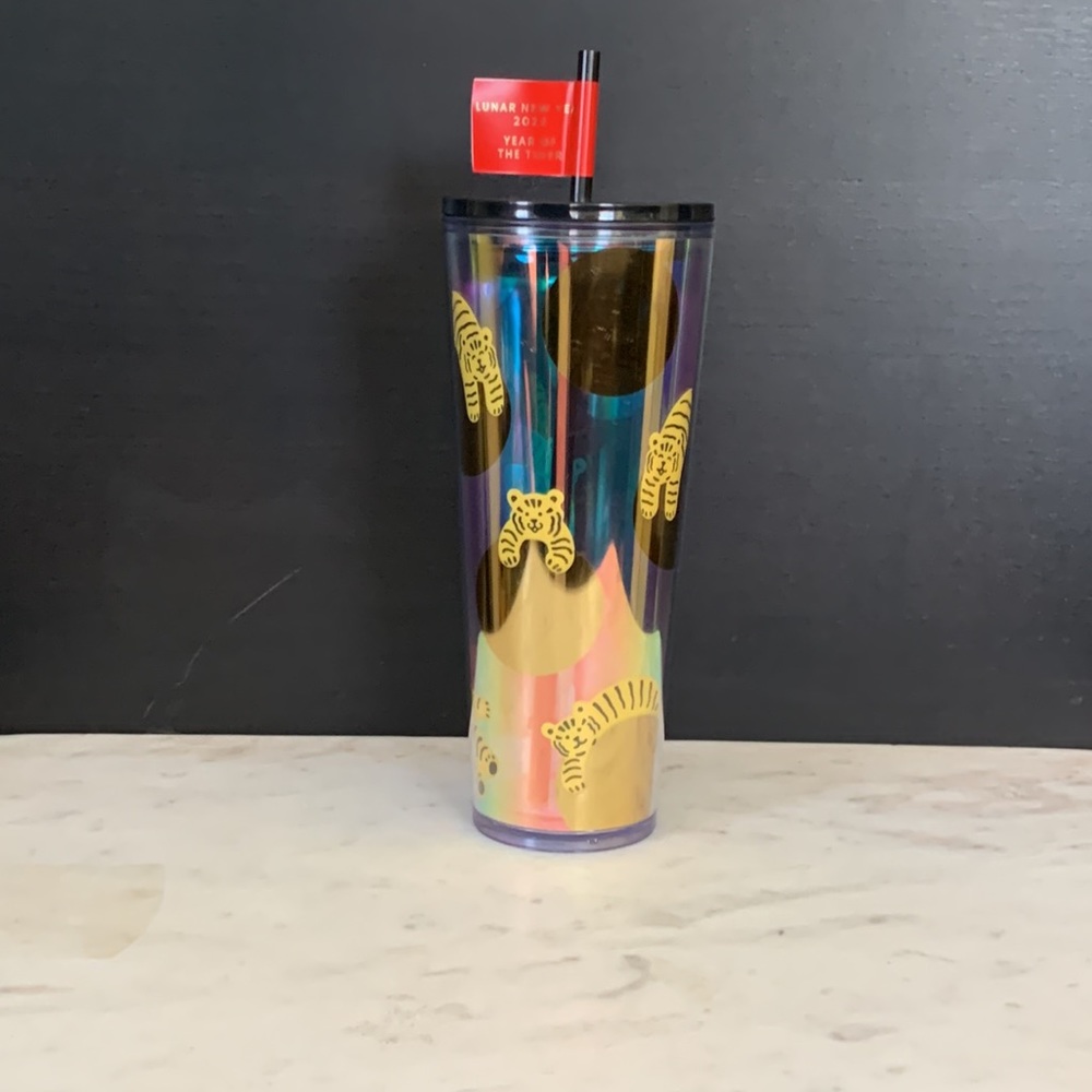 Starbucks 2022 Lunar New Year Year of the Tiger 24 oz. Venti Tumblr Cold Cup